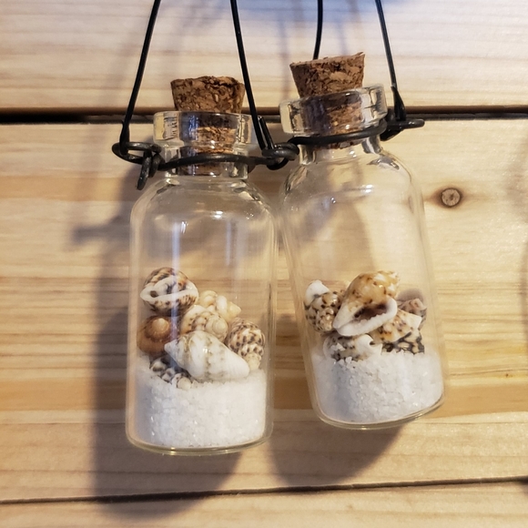 Sand and Seashell Mini Bottle Christmas Ornament - Picture 11 of 11